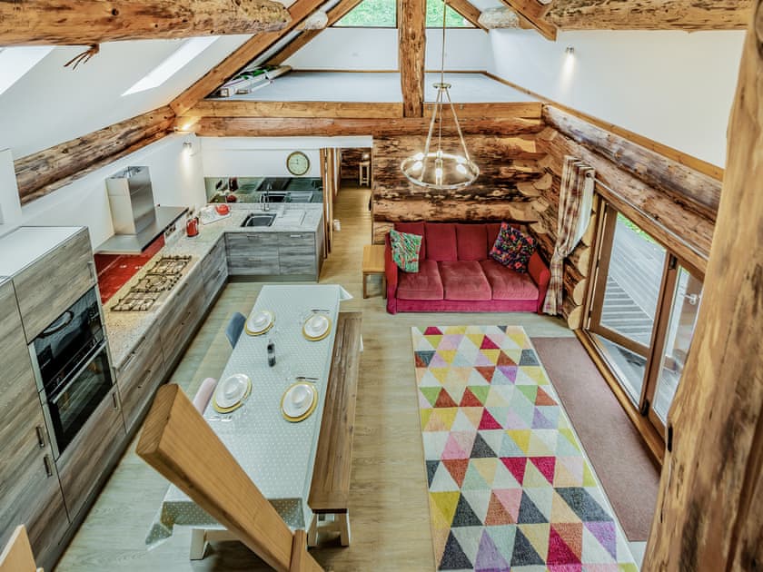 Open plan living space | Hollacombe Lodge, Hollacombe, near Crediton