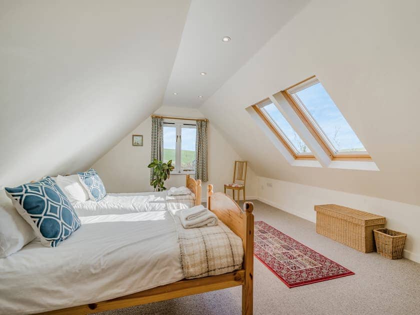 Twin bedroom | Wylye Croft, Martinstown, near Dorcester
