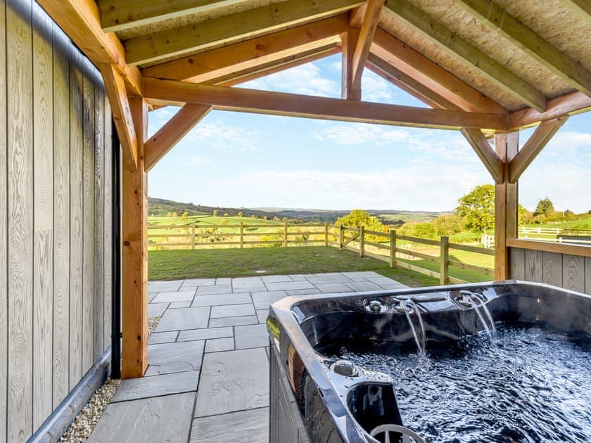 Hot tub | The Warne - Pentre Lodges, Pentre