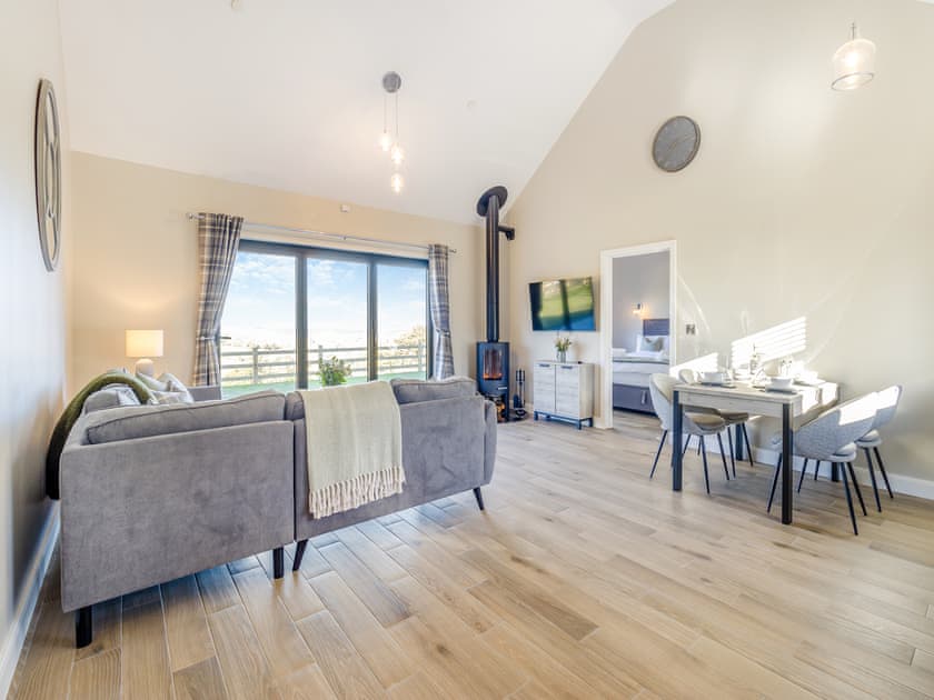 Open plan living space | The Warne - Pentre Lodges, Pentre