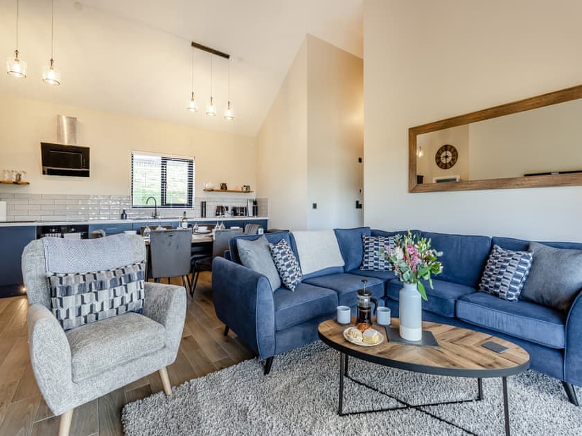 Open plan living space | The Lara - Pentre Lodges, Pentre
