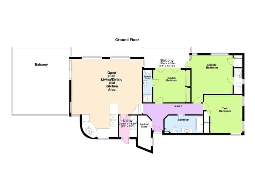 Floor plan | The Overlook, Ventnor