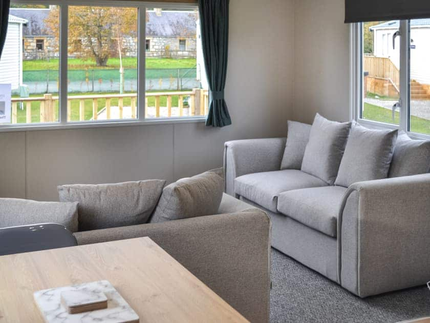 Living area | The Falcon - Riverview Country Park, Forres