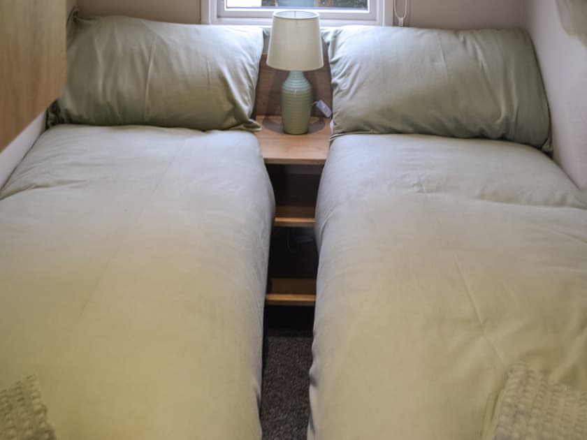 Twin bedroom | The Falcon - Riverview Country Park, Forres