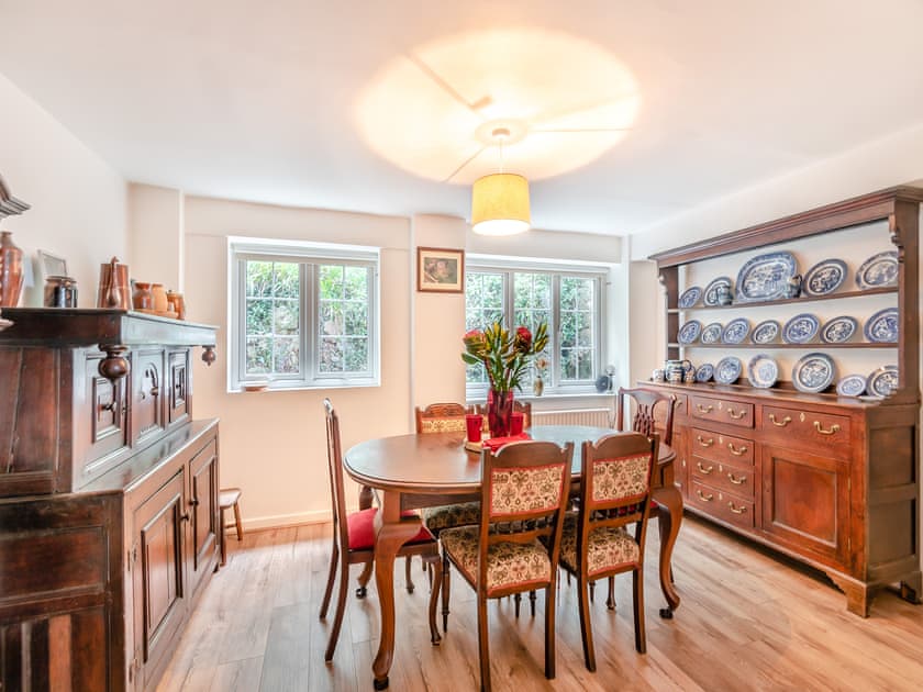 Elegant dining room | Ty Newydd y Graig, Tremeirchion, near St. Asaph