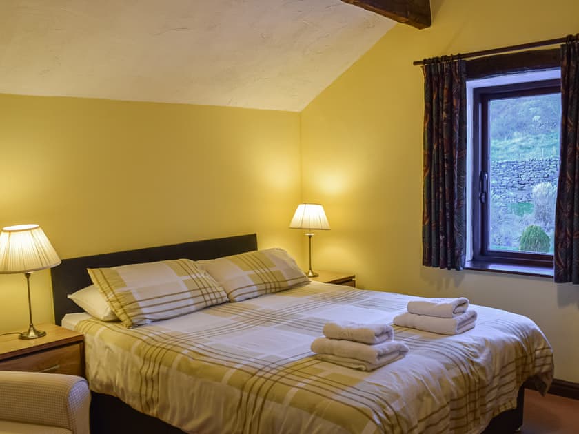 Relaxing double bedroom | Hill Top Barn, Newton-in-Cartmel, near Grange-over-Sands