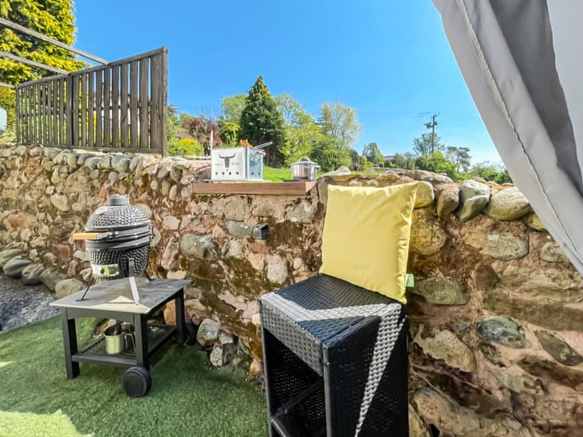 BBQ Area | Cherry Cottage, Little Salkeld, near Penrith