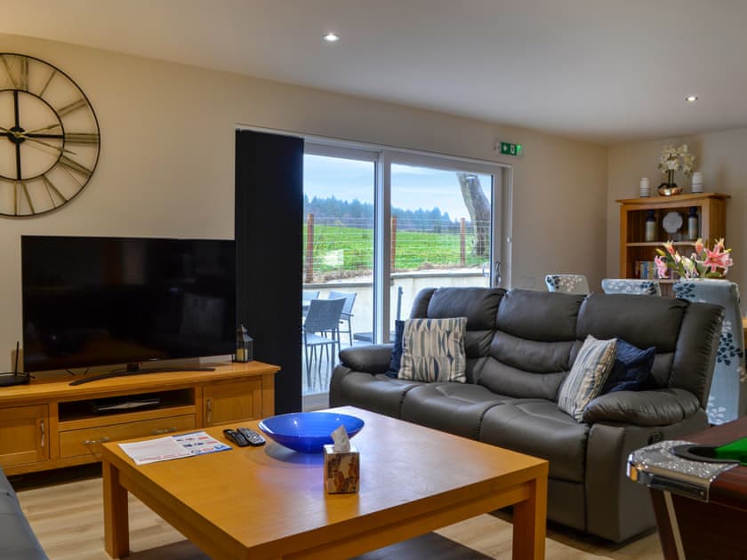 Living area | Woodlane - Cairnyard Holiday Lodges, Beeswing, near Dumfries