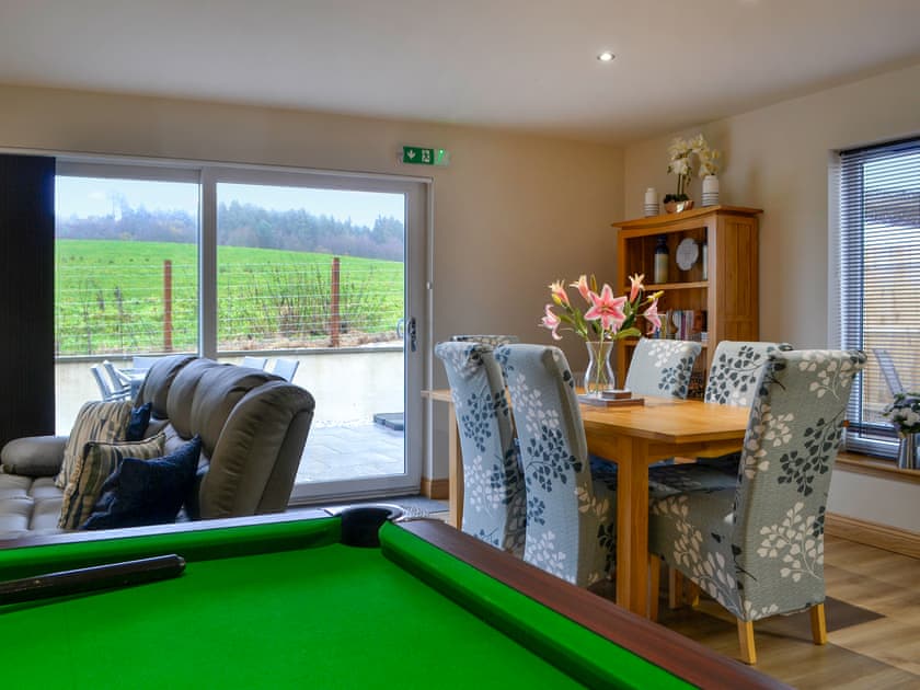 Dining Area | Woodlane - Cairnyard Holiday Lodges, Beeswing, near Dumfries