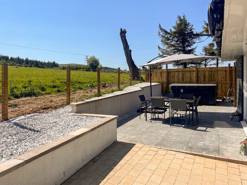 Outdoor area | Woodlane - Cairnyard Holiday Lodges, Beeswing, near Dumfries