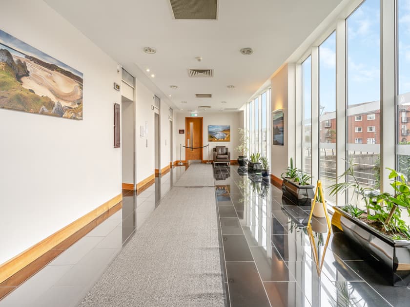 Hallway | Apartment 13 - Meridian Tower, Swansea