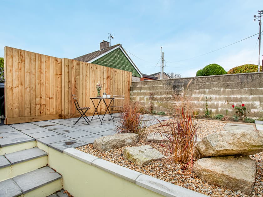 Patio | Trelawney Cottage, St Austell
