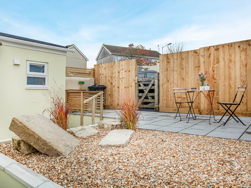 Patio | Trelawney Cottage, St Austell