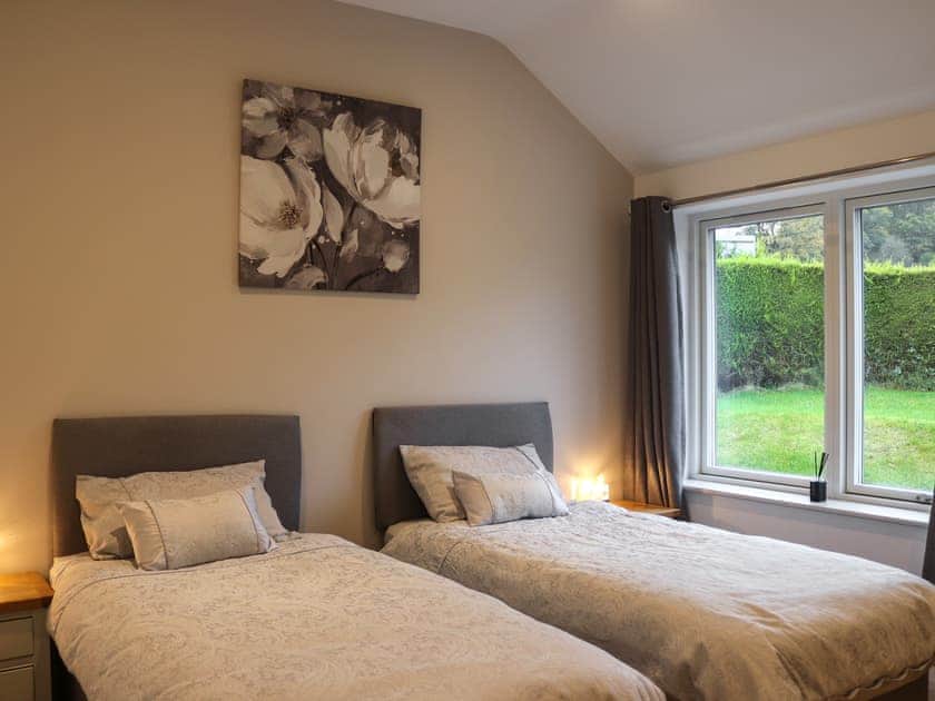 Twin bedroom | Beudy Wern Goch - Glanllyn, Llanuwchlyn, near Bala