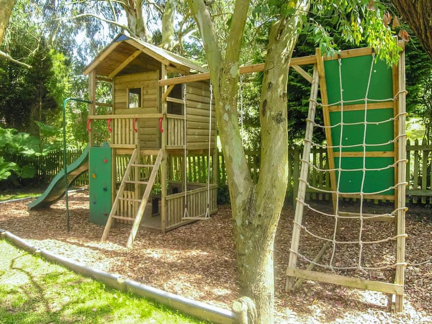 Children’s play area | Luccombe - Duddings Country Cottages, Timberscombe, near Minehead