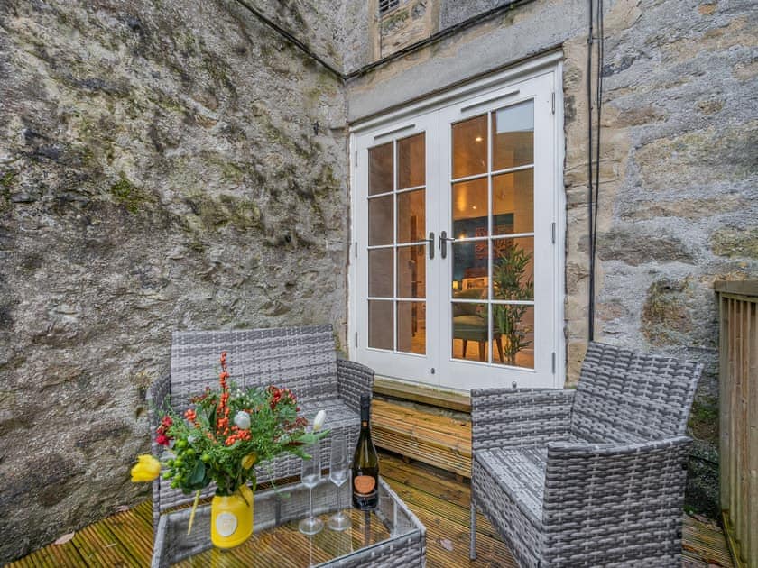 Sitting-out-area | The Engine Room, Scalegill, near Kirkby Malham