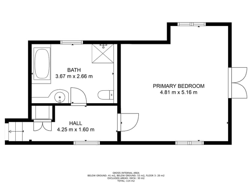 Floor plan | Willow Cottage, St Just