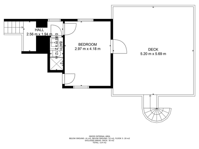 Floor plan | Willow Cottage, St Just