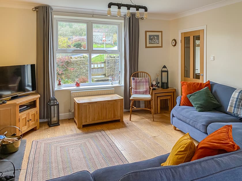 Delightful living/ dining room with wood burner | Hendricks Cottage, West Witton, near Leyburn