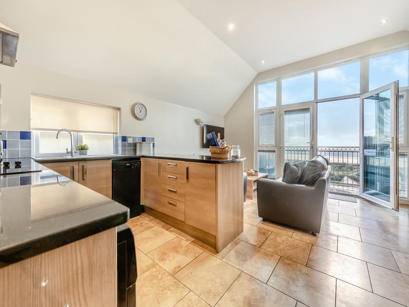 Open plan living space | Sea Breeze - Pendine Apartments, Pendine, near Amroth