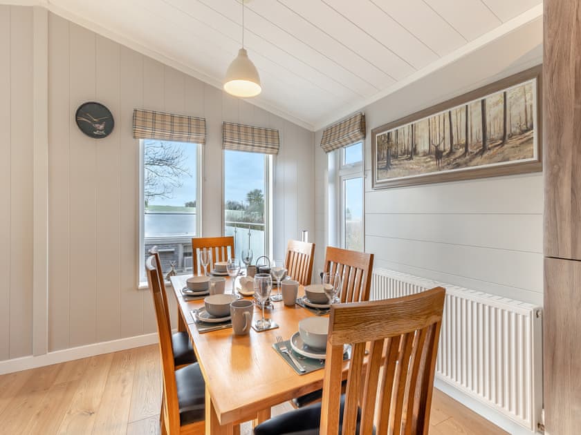 Open plan living space | Pines Lodge - Holly and Pines Holidays, Holywell