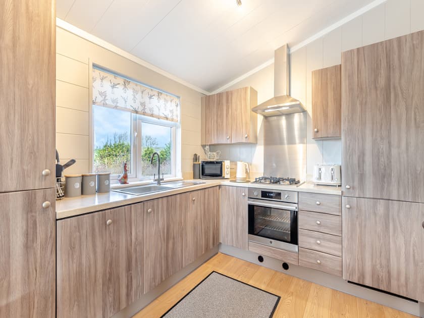 Open plan living space | Pines Lodge - Holly and Pines Holidays, Holywell