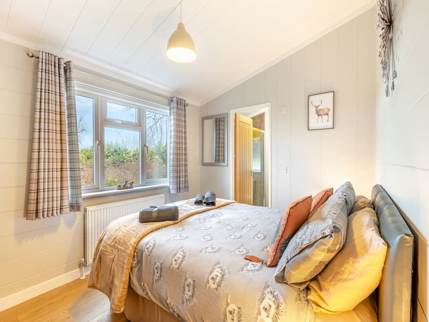Double bedroom | Pines Lodge - Holly and Pines Holidays, Holywell