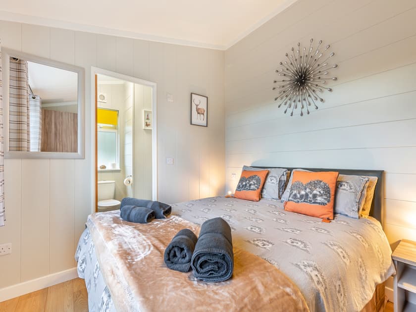 Double bedroom | Pines Lodge - Holly and Pines Holidays, Holywell