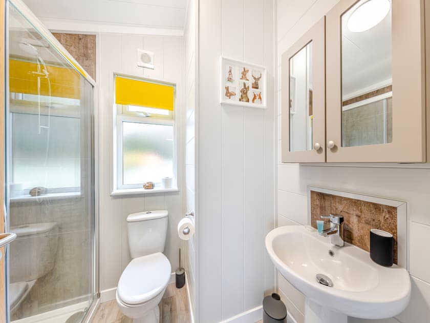 Bathroom | Pines Lodge - Holly and Pines Holidays, Holywell
