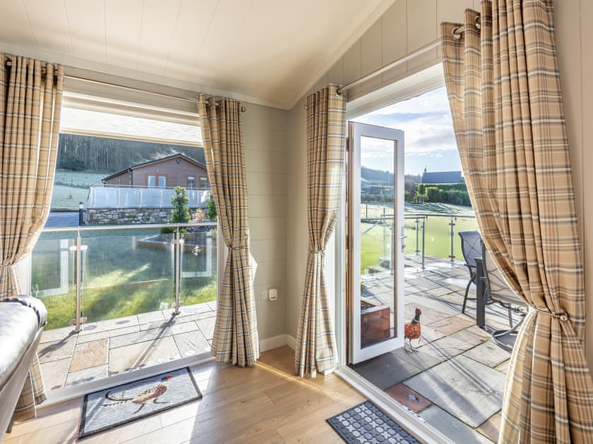 Open plan living space | Pines Lodge - Holly and Pines Holidays, Holywell