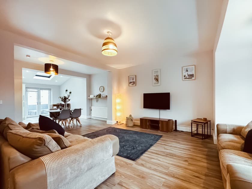 Open plan living space | Rothsay Beach House, Newbiggin-by-the-Sea