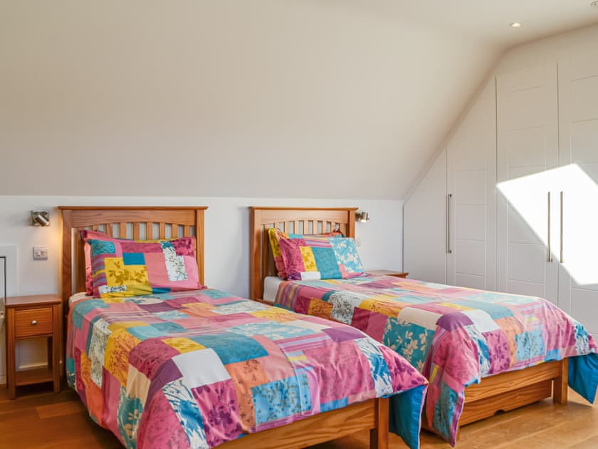 Twin bedroom | The Longhouse at Threave, Castle Douglas