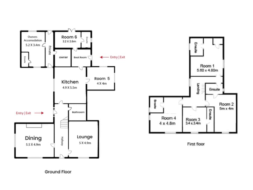 Floor plan | Leygreen Farmhouse, Beaulieu, near Brockenhurst