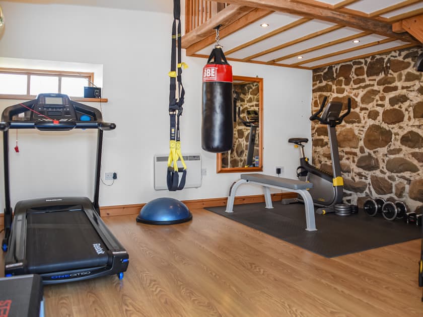Downstairs gym | Maen Llwyd, Llanyre, near Llandrindod Wells