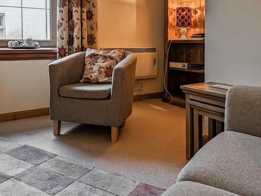 Cosy living/dining room  | Little Tigh Craggan - Tigh Craggan Cottages, Weem, near Aberfeldy