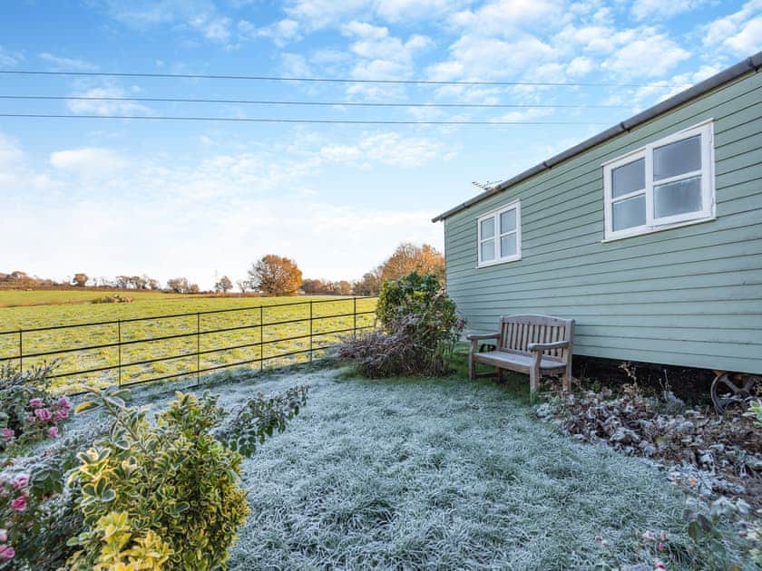 Exterior | Shepherds Hut - Morrells Wood Farm, Leighton, near Shrewsbury