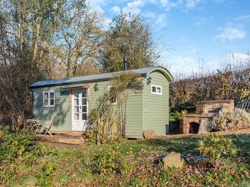 Exterior | Shepherds Retreat - Morrells Wood Farm, Leighton, near Shrewsbury