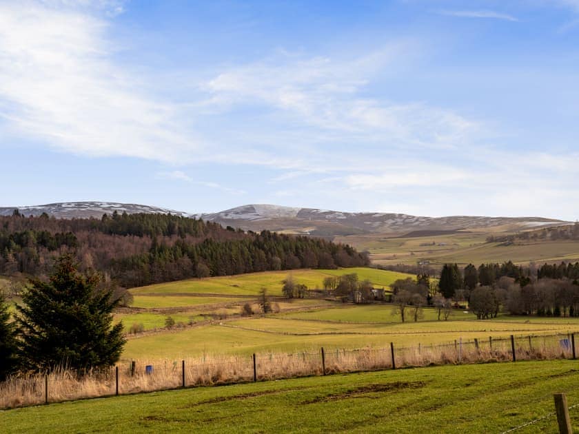 Splendid views acroos the rolling countryside | Tornahatnach - Glenkindie Estate Holiday Cottages, Glenkindie, near Alford