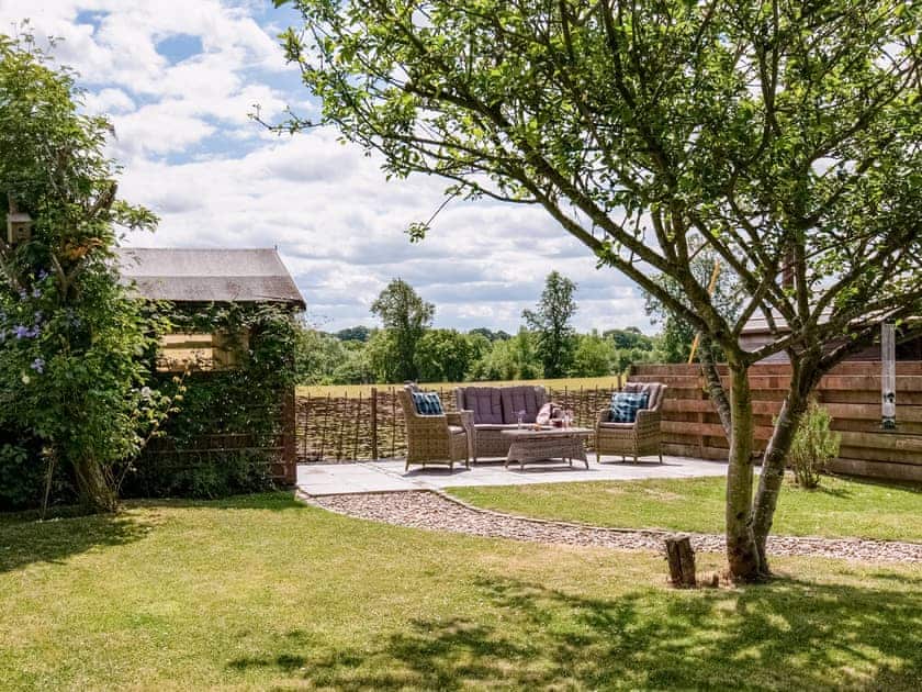 Sitting-out-area | The Cottage - Border Cottages, Leitholm, near Coldstream