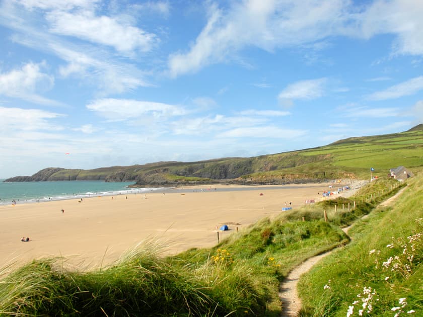 Whitesands Beach, just a short drive away from the property | 3 Augusta Way, St Davids