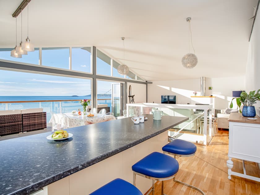 Open plan living space | Lookout, Downderry