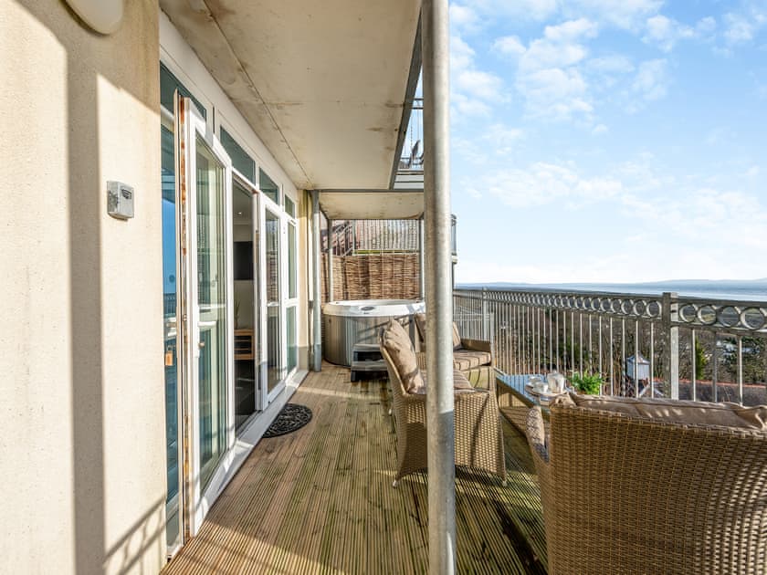 Outdoor area | The Haven - Pendine Apartments, Pendine, near Amroth