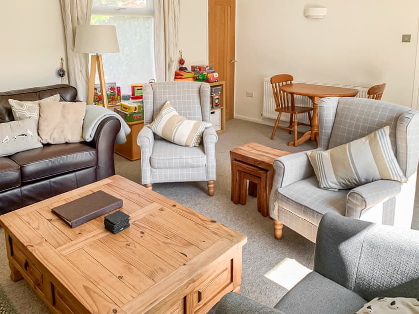 Living room/dining room | September Cottage, Brancaster, near Wells-next-the-Sea
