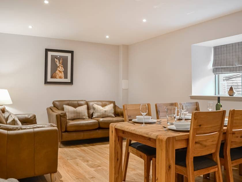 Open plan living space | The Old Mill - Paddockhall Cottages, Linlithgow