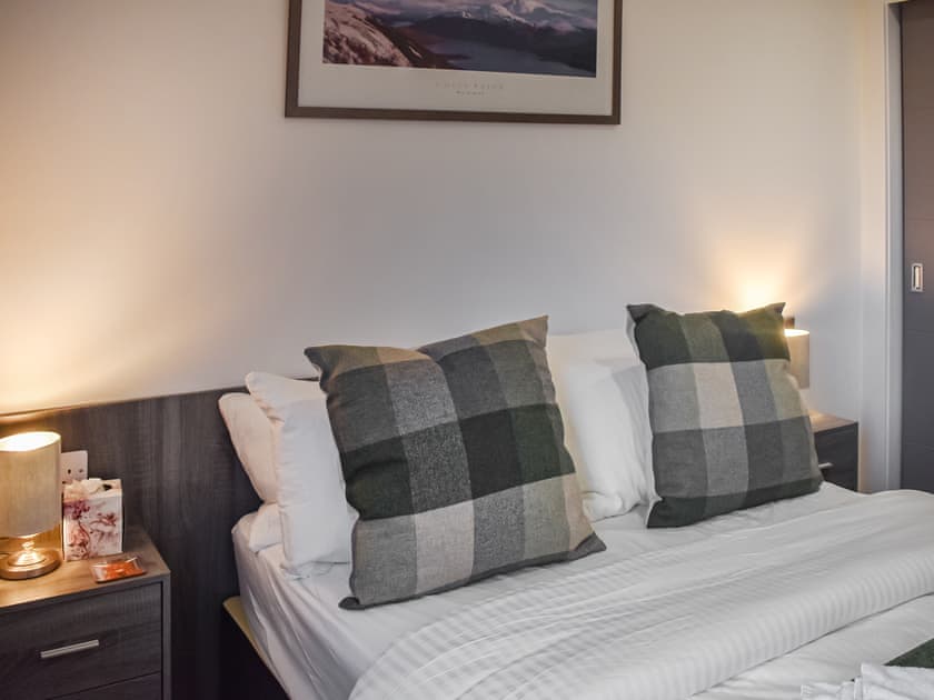 Double bedroom | Caledonia Apartment, Aviemore