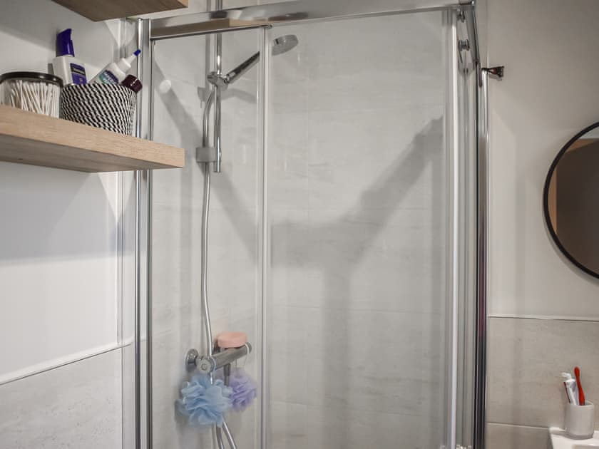 Bathroom | Caledonia Apartment, Aviemore