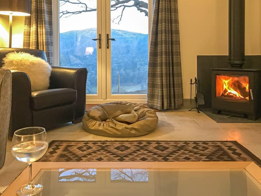 Living area | The Barn at Gelli Newydd - Gelli Newydd Farm Cottages, Llanrwst