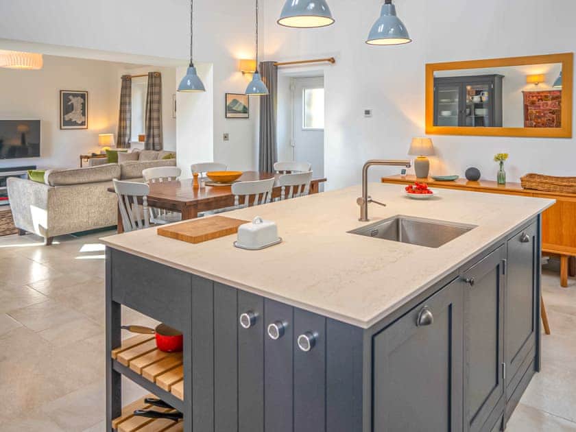 Kitchen area | The Barn at Gelli Newydd - Gelli Newydd Farm Cottages, Llanrwst