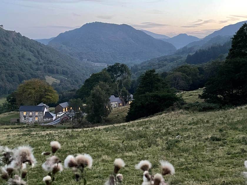 View | The Barn at Gelli Newydd - Gelli Newydd Farm Cottages, Llanrwst