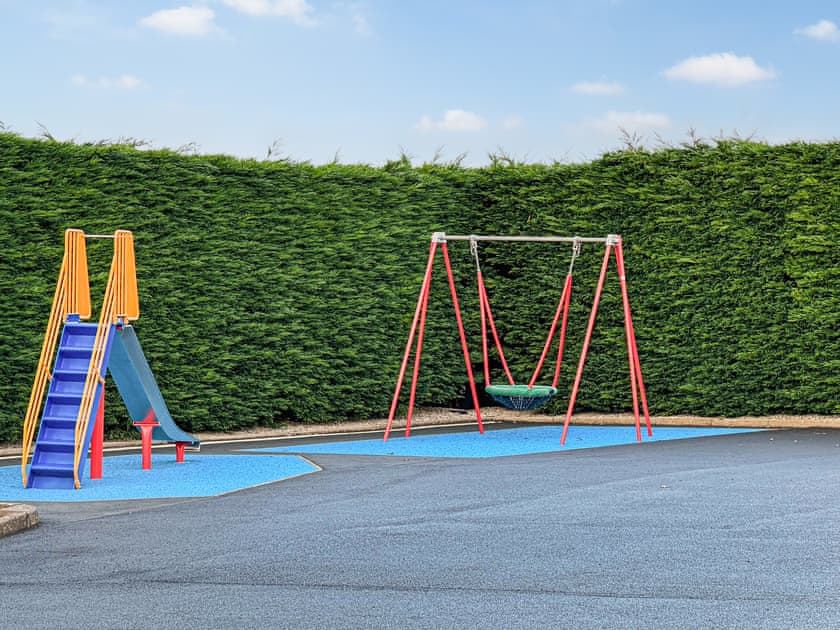 Children’s play area | Ysgubor - Rhyddallt Ganol Cottages, Caethro, near Caernarfon